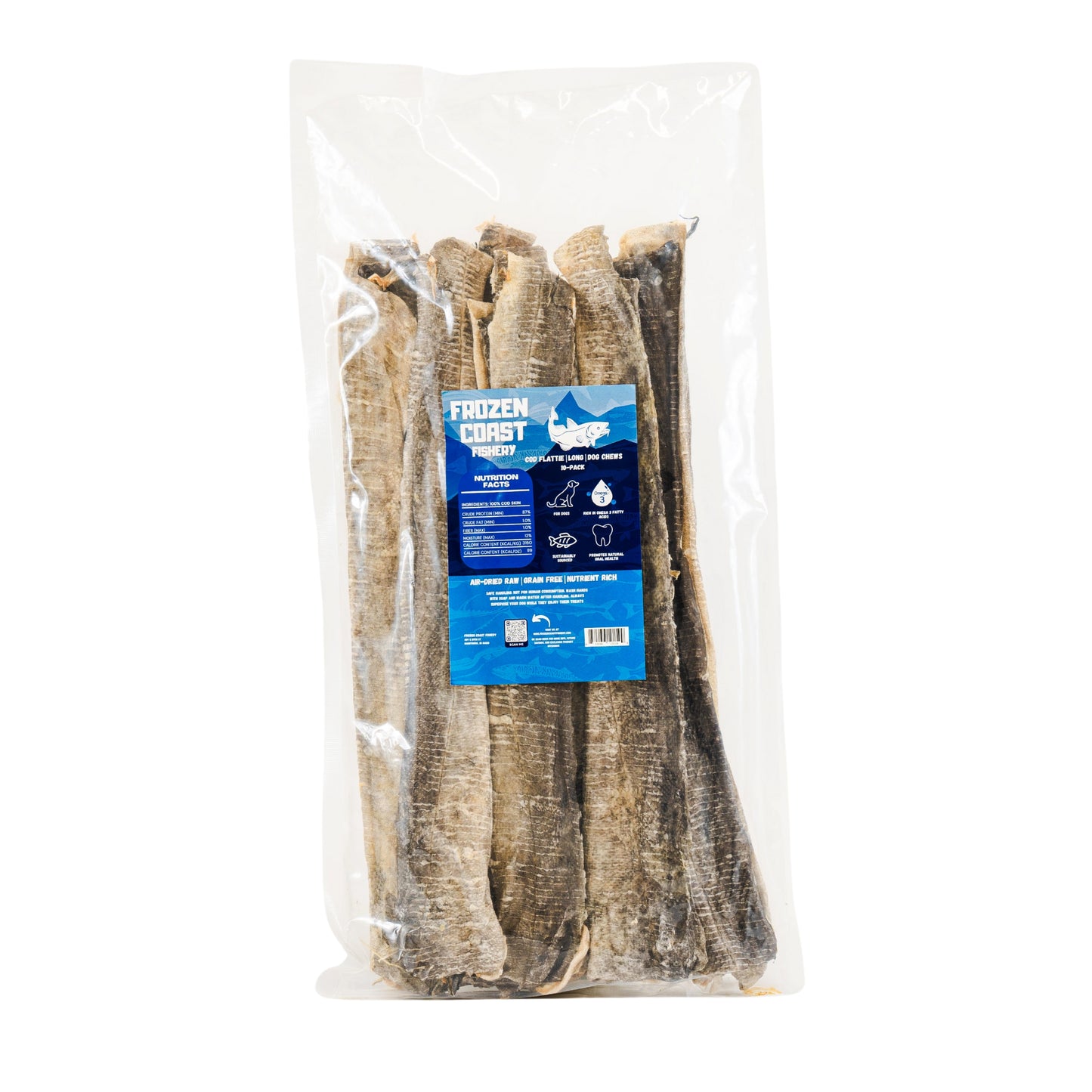 Cod Flattie Long-Dog Chews