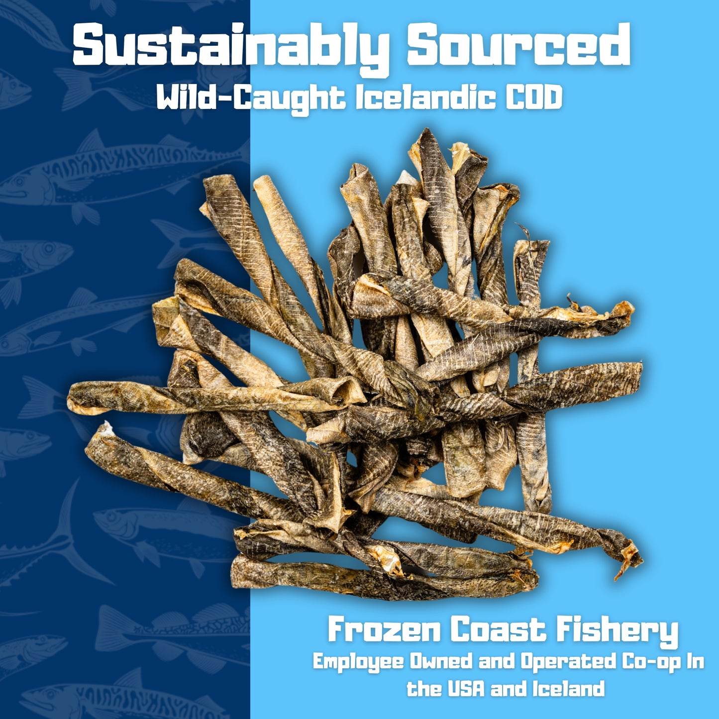 Cod Twist Long-Dog Chews