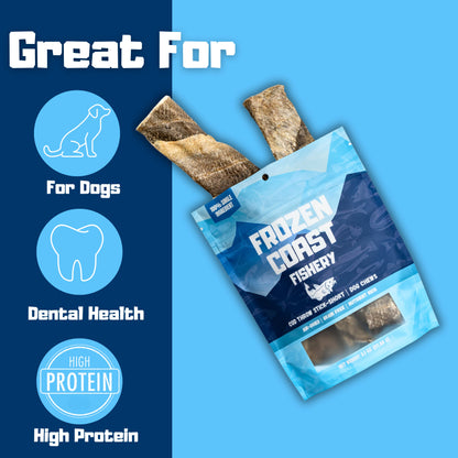 Cod Throw Stick Short-Dog Chews