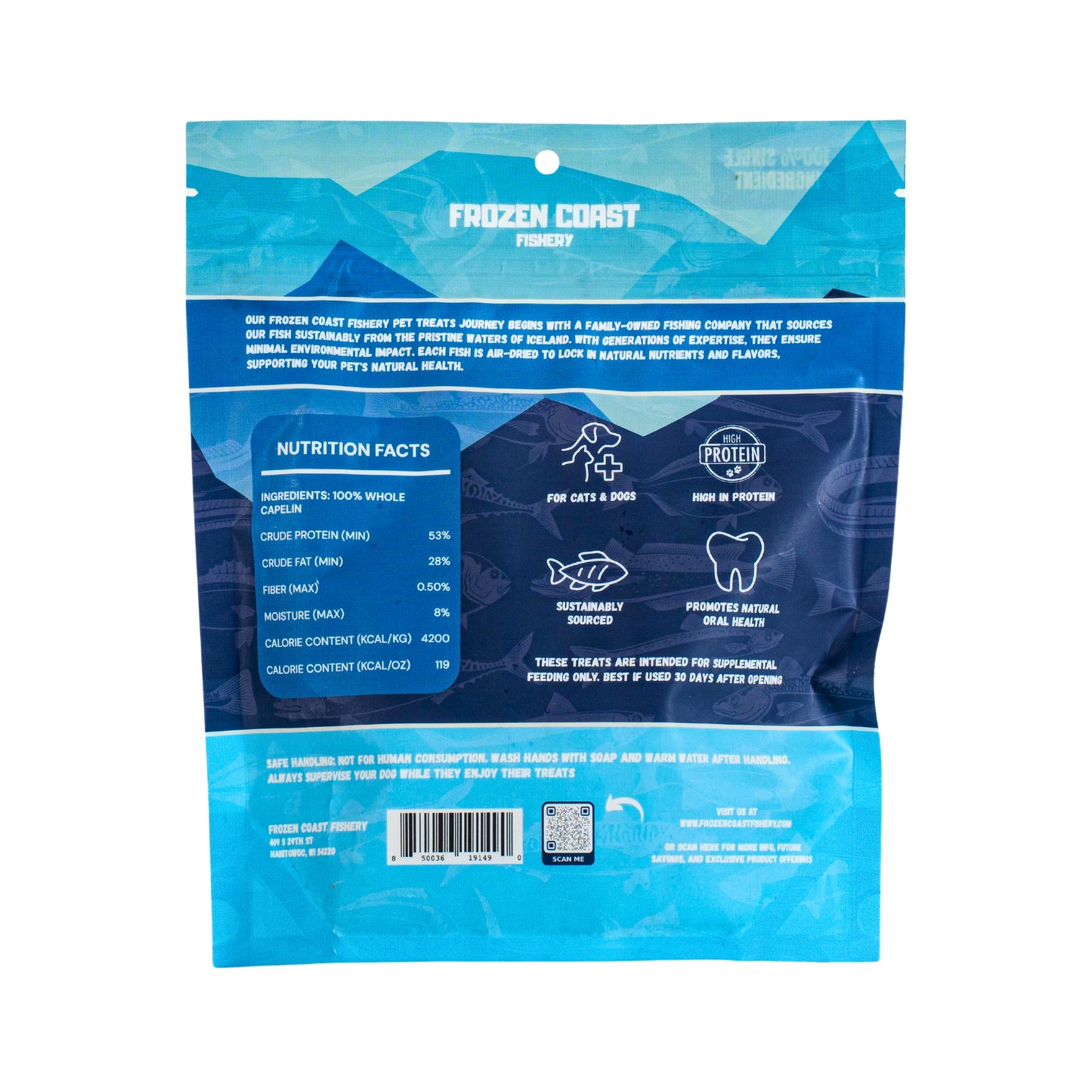 Wild-Caught Capelin Treats