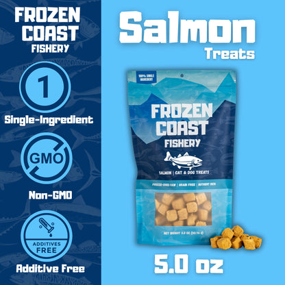 Wild-Caught Salmon Treats- 5 oz
