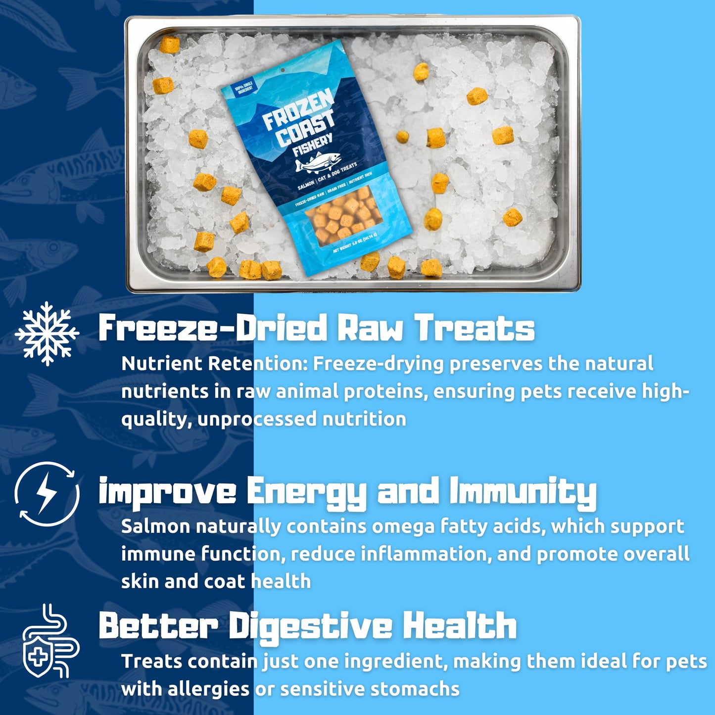 Wild-Caught Salmon Treats- 5 oz