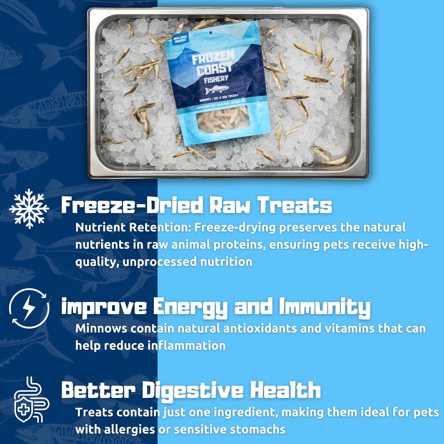 Wild-Caught Minnow Treats-2.5 oz