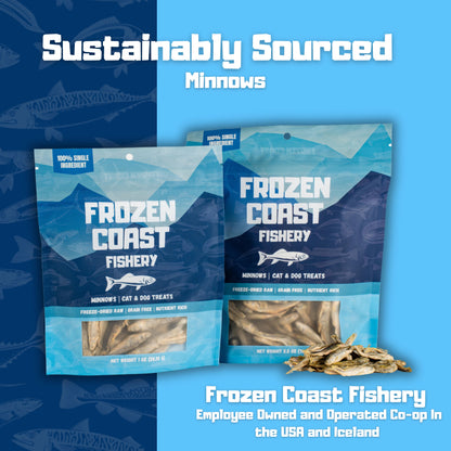 Wild-Caught Minnow Treats-2.5 oz