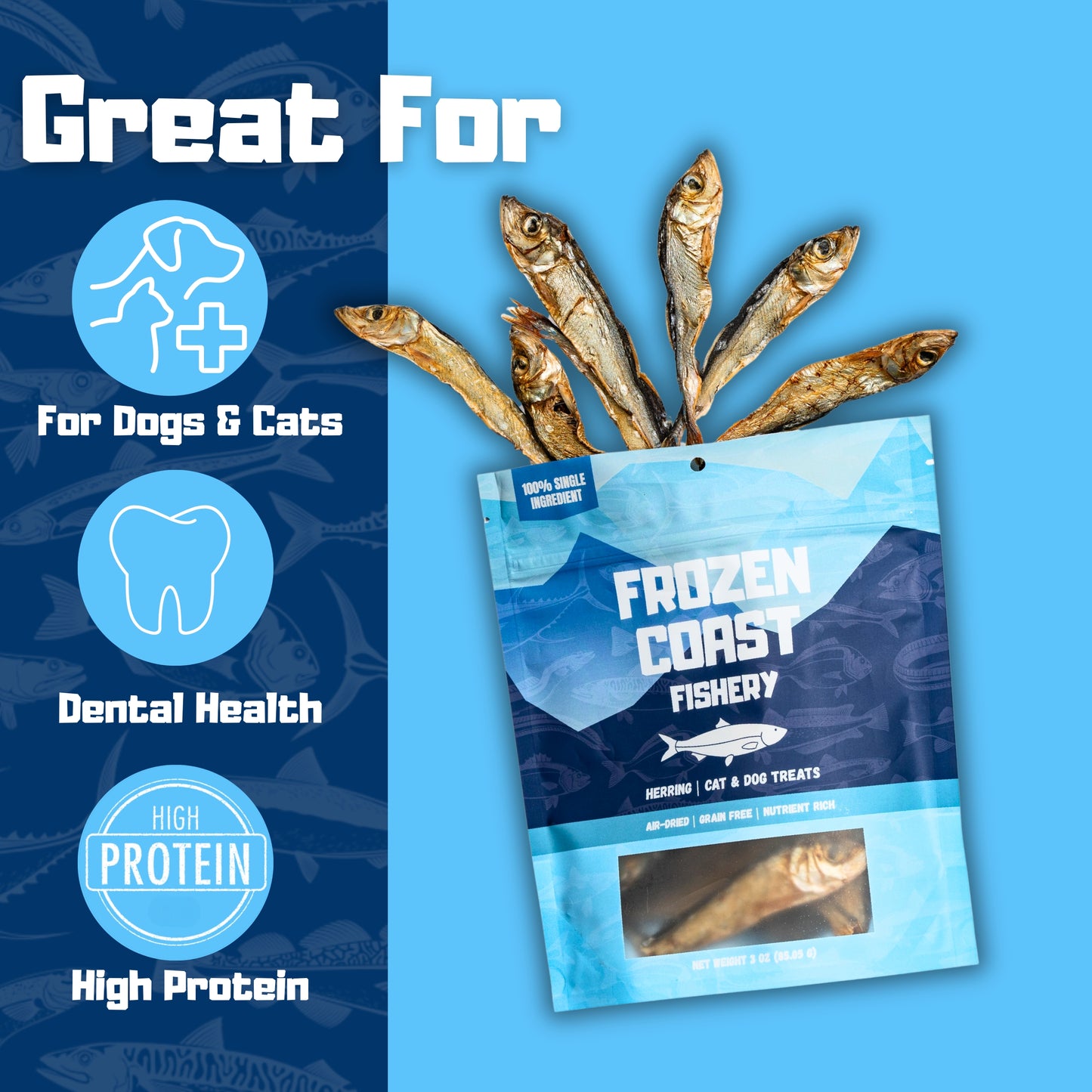 Wild-Caught Herring Treats